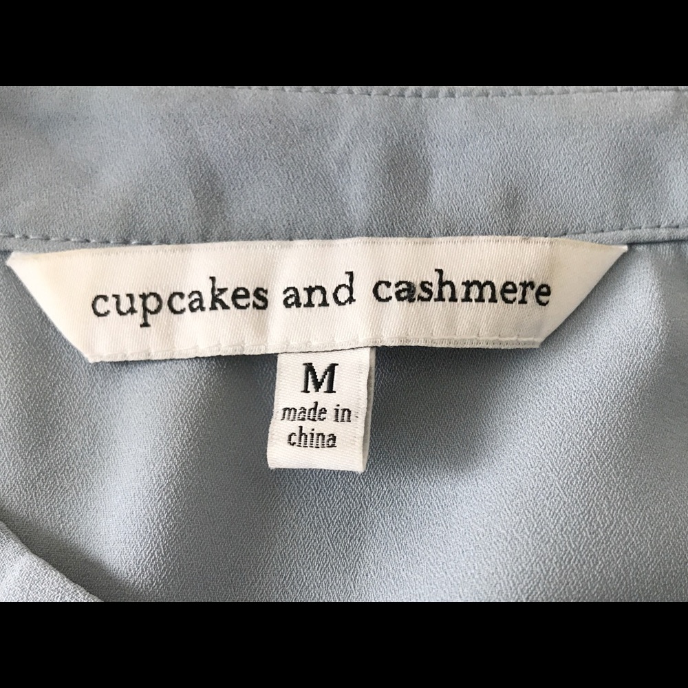 Cupcakes & Cashmere Utility Dress Baby Blue - Picture 7 of 8
